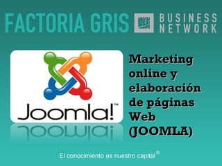 Marketing online y elaboración de páginas Web (JOOMLA)‏ 