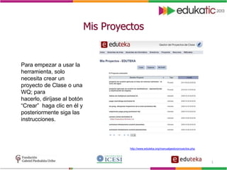 TALLER DE GESTOR DE PROYECTOS DE CLASE