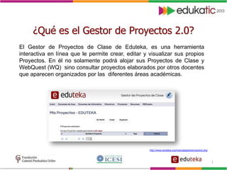 TALLER DE GESTOR DE PROYECTOS DE CLASE