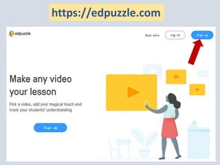 https://edpuzzle.com
 