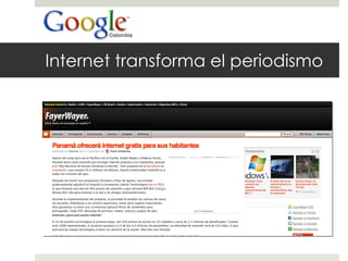 Internet transforma el periodismo 