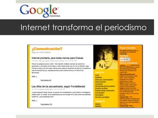 Internet transforma el periodismo 