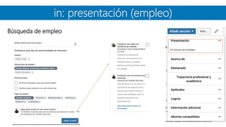 in: presentación (empleo)
Búsqueda de empleo
 