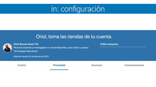 in: configuración
 