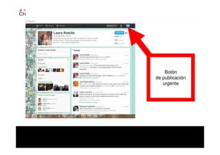 Botón
de publicación
urgente
 