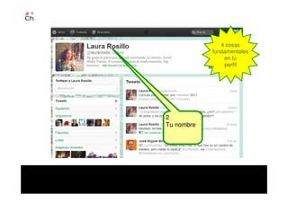 2
Tu nombre
4 cosas
fundamentales
en tu
perfil
 
