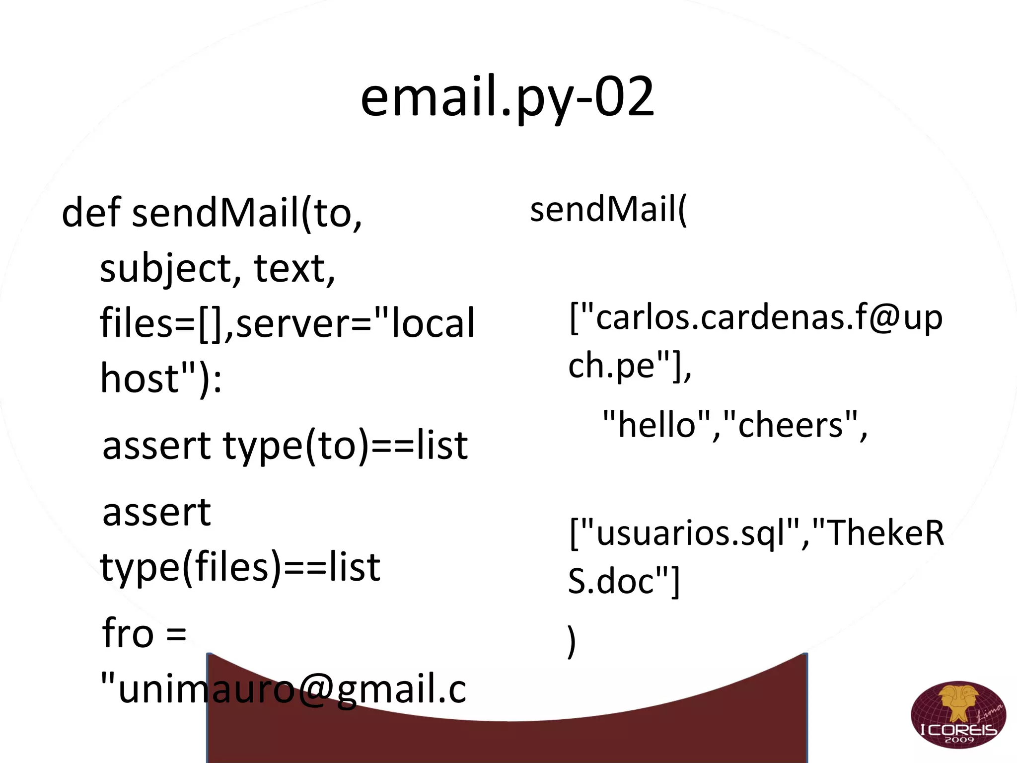 01pymysql.py import pymssql import time import string import unicodedata import codecs conn = pymssql.connect(host='xxx', user='xxx', password='xxx', database='xxxx')  c=conn.cursor() for i in range(1): try: c.execute("Sentencia") result1=c.fetchall() r1 = c.fetchone() while r1: a=r1[0]+" , "+r1[1]+" ,student"+"\n" print a r1=c.fetchone() 