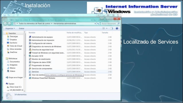 taller iis internet information server internet information server