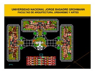 UNIVERSIDAD NACIONAL JORGE BASADRE GROHMANN
   FACULTAD DE ARQUITECTURA, URBANISMO Y ARTES
 