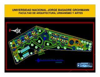 UNIVERSIDAD NACIONAL JORGE BASADRE GROHMANN
   FACULTAD DE ARQUITECTURA, URBANISMO Y ARTES
 