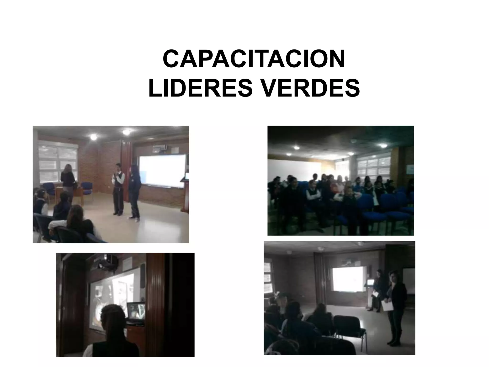 CAPACITACION
LIDERES VERDES
 
