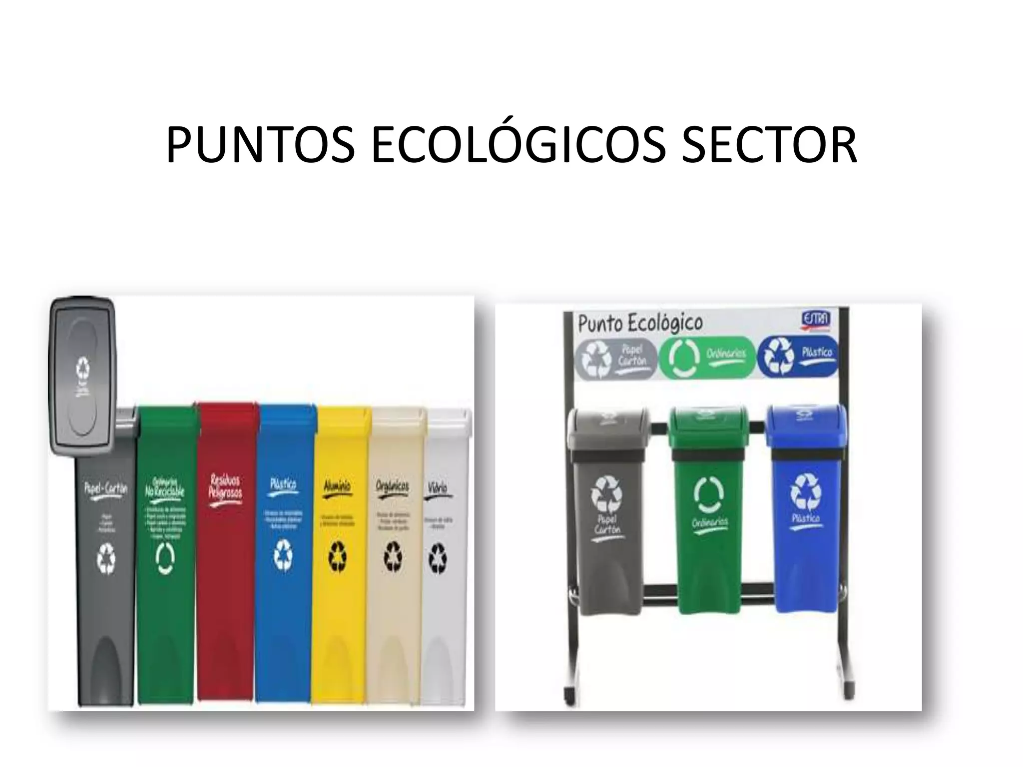 PUNTOS ECOLÓGICOS SECTOR
 