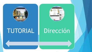 TUTORIAL Dirección
 