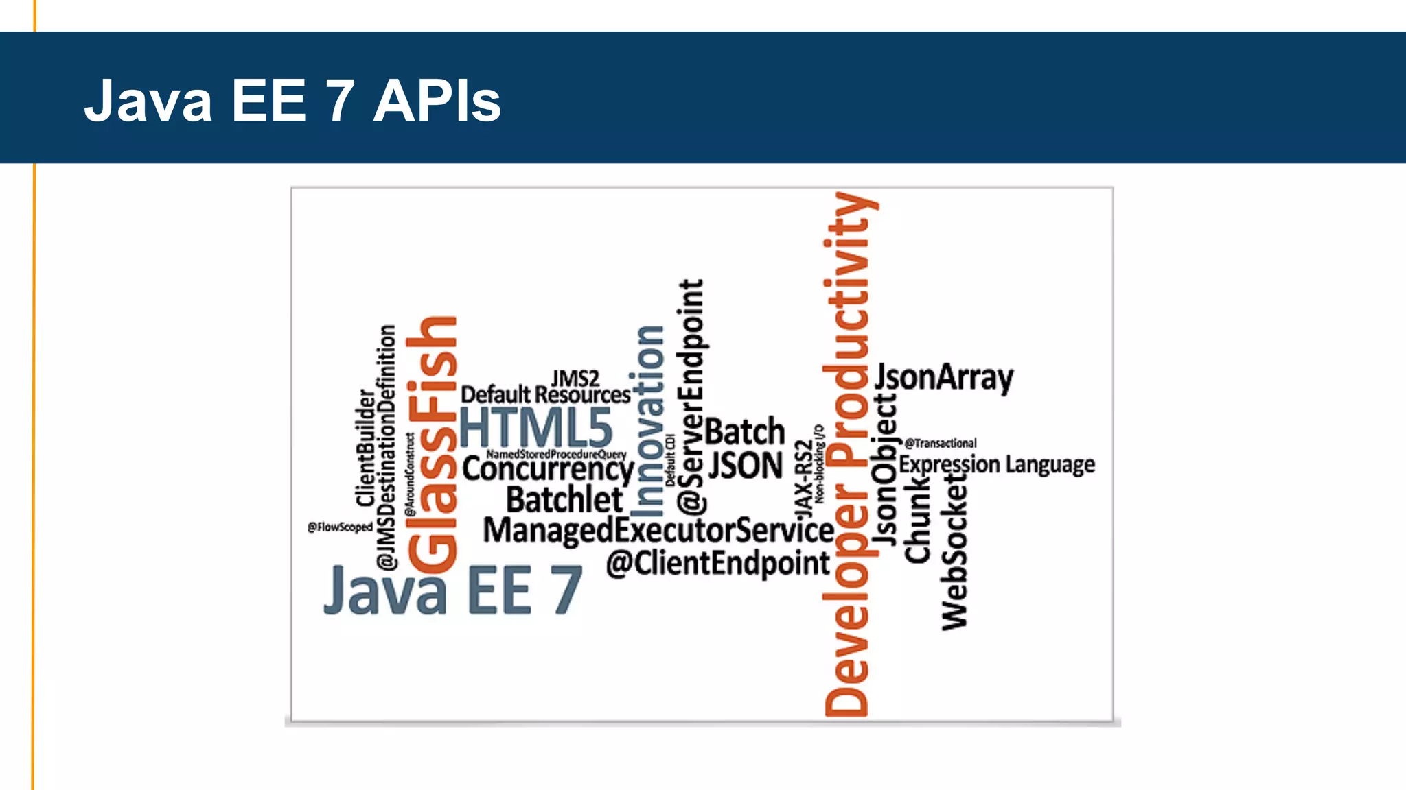 Java EE 7 APIs 
 