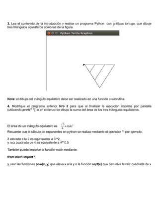 Taller de introduccion a python con turtle | PDF