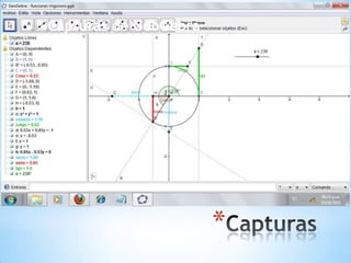 Capturas de GeoGebra
*