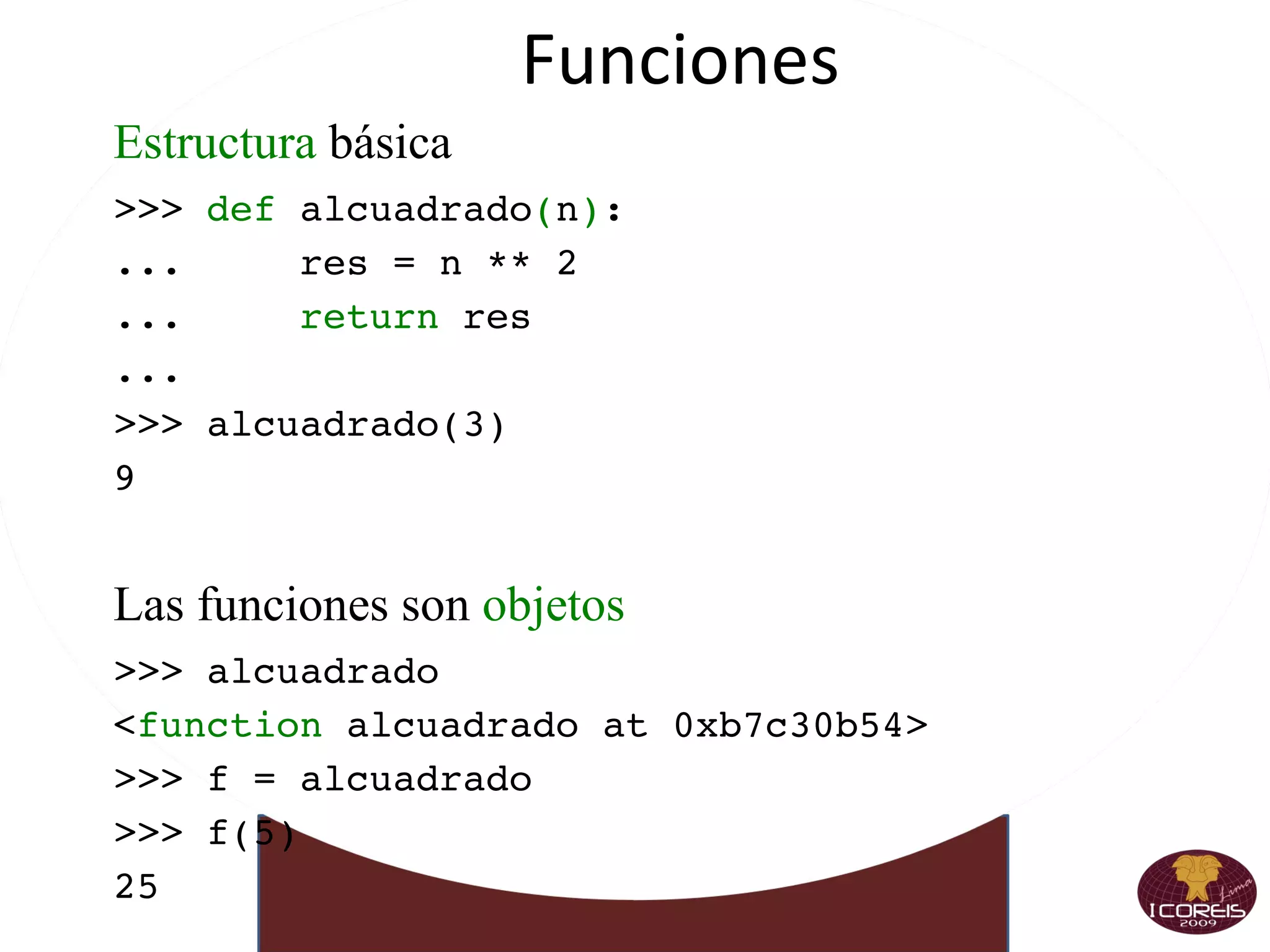 Asignando Variables en Python >>> a = 19 >>> a * 6 >>> a ** 9 >>> b = 73 >>> b + a >>> c = b * a >>> d = c/2.5 >>> mun1 =input("Ingrese un numero: ")‏ >>> nun1*d >>> nun1 ** 0.5  >>> mun2 =input("Ingrese un numero: ")‏ >>> e = nun1 * mun2  