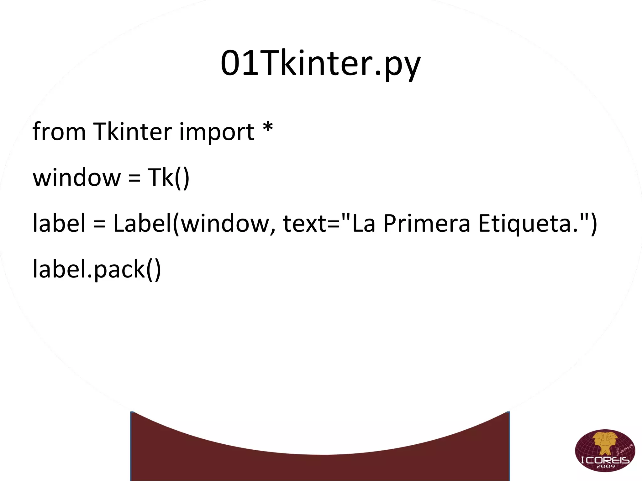 for and while >>> alumnos={'Alumno1'=19.'Alumno2'=21,'Alumno3'=22} >>> alumnos >>> for edad in alumnos: print edad  >>> for edad in alumnos: print edad, alumnos[edad]  