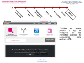 Elaboración de una aplicación para dispositivos móviles integrando story maps de ArcGIS Online