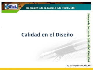 SistemadeGestióndeCalidadISO9001:2008
• ... como modificarla cuando sea
necesario y como retirar la
documentación obsoleta...