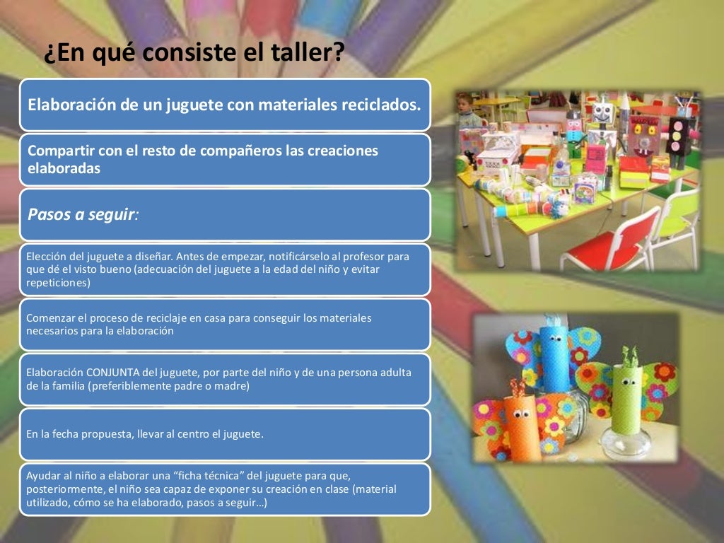 juguete elaborado con material reciclado