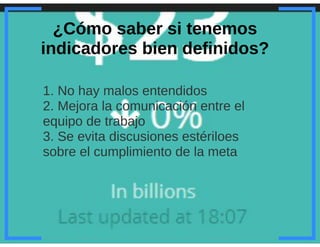 Workshop Key performance indicators