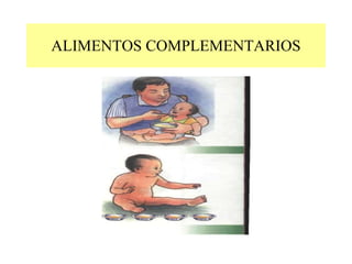 ALIMENTOS COMPLEMENTARIOS 