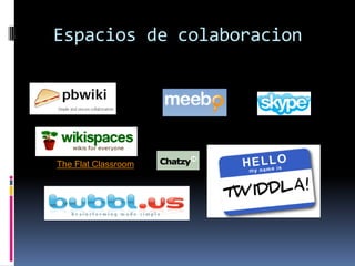 Espacios de colaboracion




The Flat Classroom
 