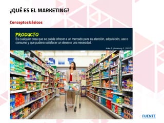 Conceptosbásicos
FUENTE
¿QUÉ ES EL MARKETING?
 
