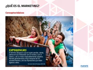 Conceptosbásicos
FUENTE
¿QUÉ ES EL MARKETING?
 