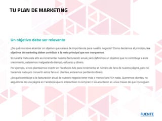 FUENTE
TU PLAN DE MARKETING
 
