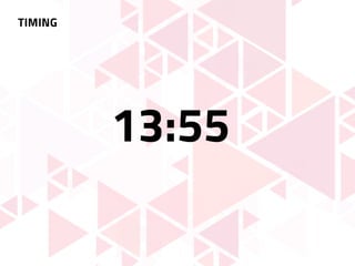 TIMING
13:55
 