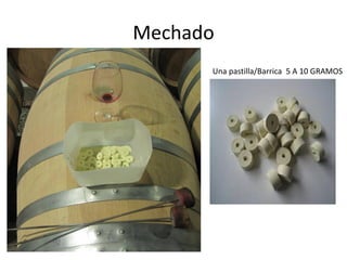 Mechado
Una pastilla/Barrica 5 A 10 GRAMOS
 