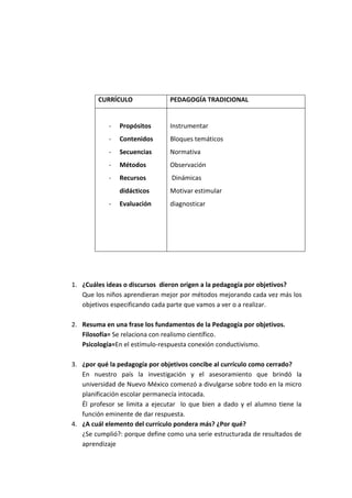 Taller modelos pedagogicos