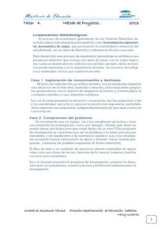 Taller mètodo de proyectos | PDF