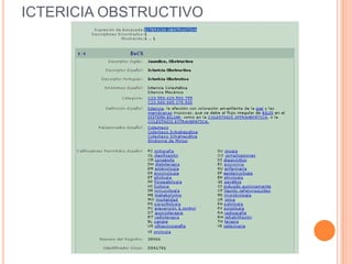 ICTERICIA OBSTRUCTIVO

 