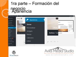 1ra parte – Formación del
negocio
Apariencia
 