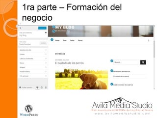 1ra parte – Formación del
negocio
 