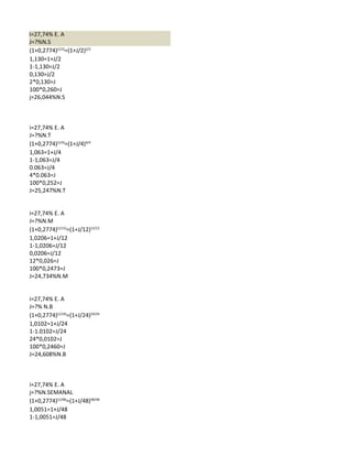 Taller no.1 tasas de interes.