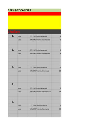 Taller no.1 tasas de interes.