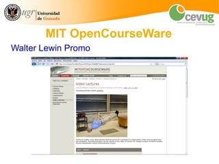 MIT OpenCourseWare
Walter Lewin Promo
 