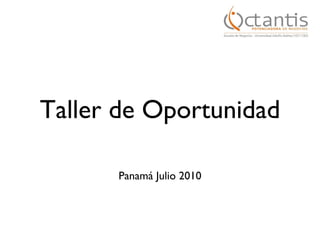 Taller de Oportunidad ,[object Object]