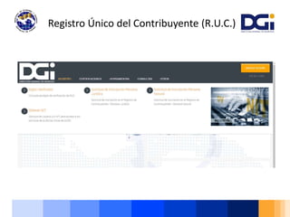 Registro Único del Contribuyente (R.U.C.)
 