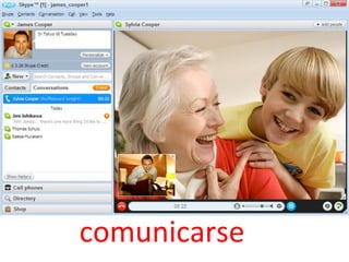 comunicarse
 