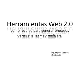 Ing. Miguel Morales Guatemala 