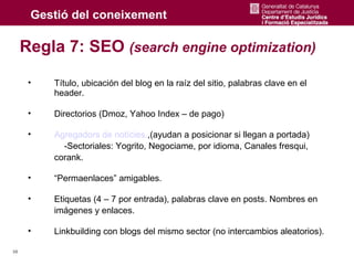 Taller Posicionamento blogs