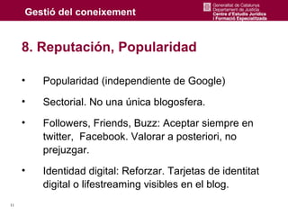 Taller Posicionamento blogs