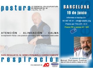 Taller postura y respiración del acupuntor | barcelona 19/06/2013