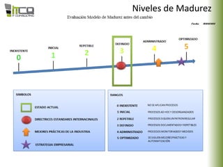 Niveles de Madurez
 