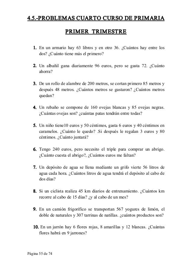 Beaufiful Problemas De Matematicas Cuarto De Primaria Photos ... Beaufiful Problemas De Matematicas Cuarto De Primaria Photos ...